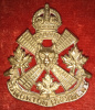 S2a - Royal Canadian Artillery KC Officer's Gilt Cap Badge